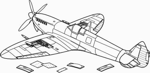 Spitfire Bewaffnung Set, Type C (HAS/TAM)