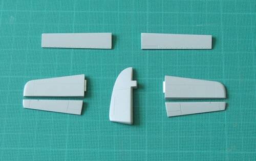 Hawker Seahawk - Control Surfaces Set (TRUMP)