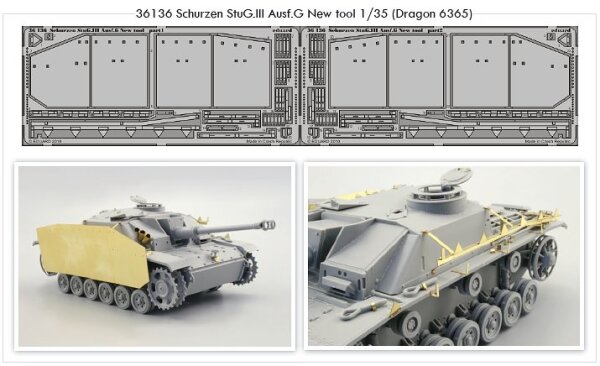 Schurzen StuG.III Ausf.G New tool (DRAG 6365)