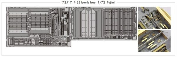F-22 bomb bay (Fujimi)