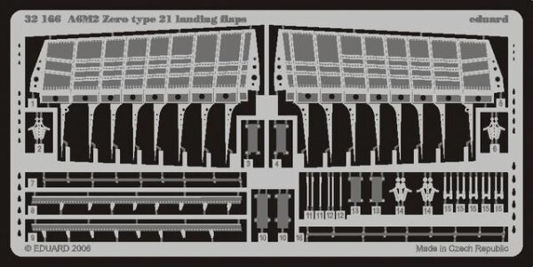 A6M2 Zero type 21 landing flaps (Tamiya)