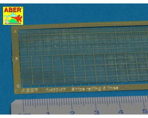1/400 Schiffsreling (5 Linien)