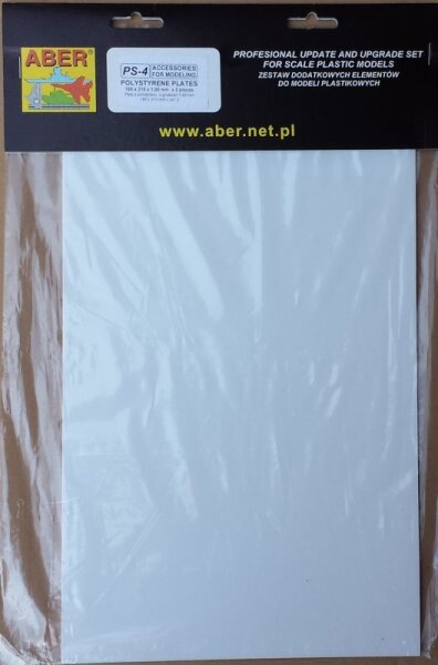 Kunststoffplatten 195 x 315 x 1,00 mm x 2 Stück