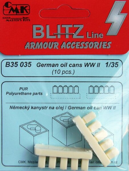 German oil cans WWII (10 pcs.)