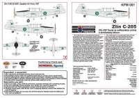 1/72 Zlin C-205 (Trener 6) )Militär Trainer-Version