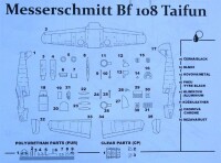 Messerschmitt Bf-108 B/D Taifun - Luftwaffe