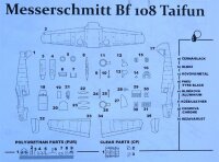 Messerschmitt Bf-108B/D Taifun - Luftwaffe