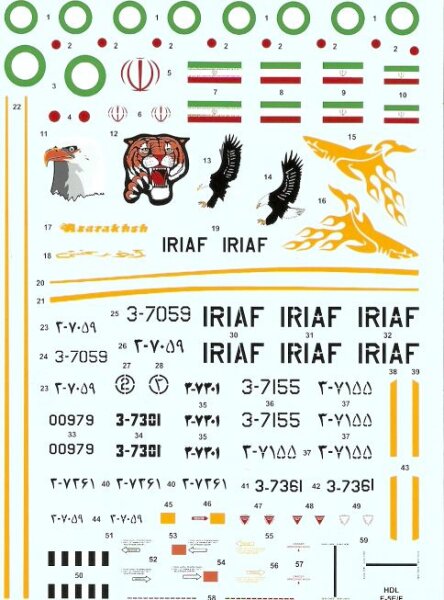 F-5E/F Tiger  / Azarakhsh