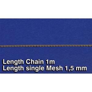 Metal Chain (C) Length single Mesh 1,5 mm