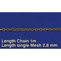 Metal Chain (E) Length single Mesh 2,8 mm