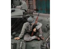 U.S. Infantry at rest with rifle-WWII (no.1)