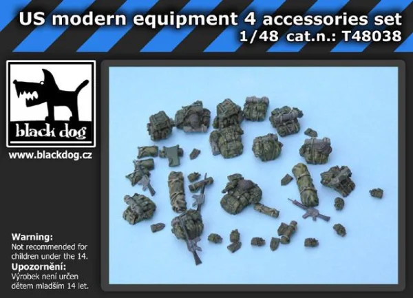 US modern equipment 4 accessories set