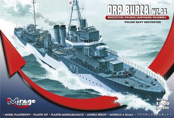 ORP Burza WZ.44 - Polish Destroyer 1944