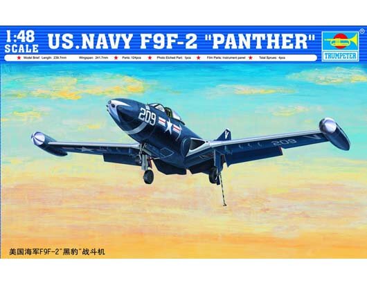 1/48 Grumman F9F-2  "Panther" US Navy