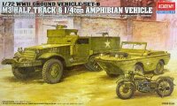 1/72 M3 Half Track + 1/4ton Amphibian Vehicle