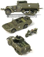 1/72 M3 Half Track + 1/4ton Amphibian Vehicle