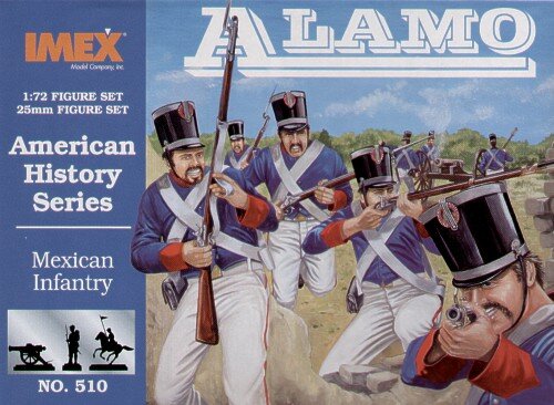 1/72 Mexikanische Infanterie - Alamo