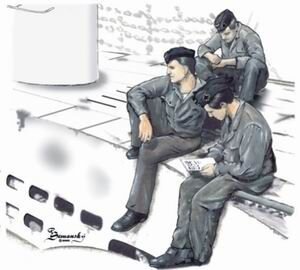 1/72 Deutsche U-Boot Mannschaft bei Rast Teil 1