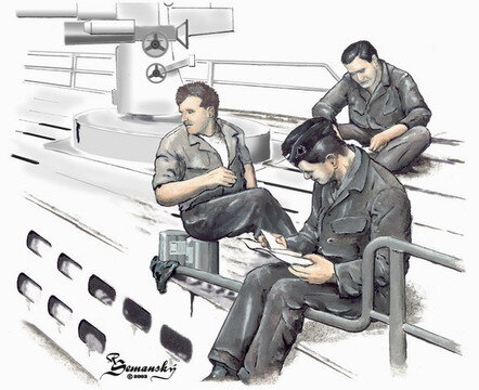 1/72 Deutsche U-Boot Manschaft bei Rast Teil 2