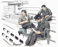 1/72 Deutsche U-Boot Manschaft bei Rast Teil 2