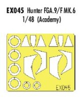 1/48 Hunter FGA.9/F Mk.6 Mask for Academy