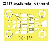 1/72 Mosquito Fighter Mask for Tamiya