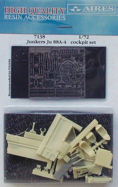 Ju-88 A-4 cockpit set (ITALERI)