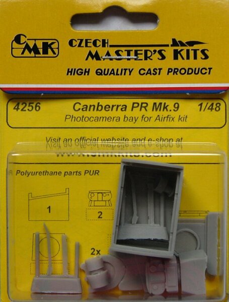 Canberra PR Mk.9 - photocamera bay (Airfix)