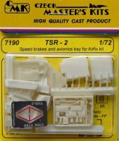 TSR-2 speed brakes & avionics bay (Airfix)