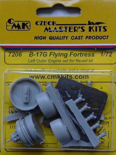 B-17G - Left Outer Engine set (Revell)