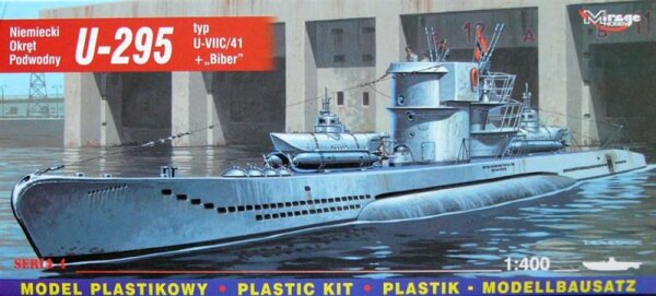 U-Boot Typ VIIc/41 U-295" + Kleinst-U-Boot Biber"