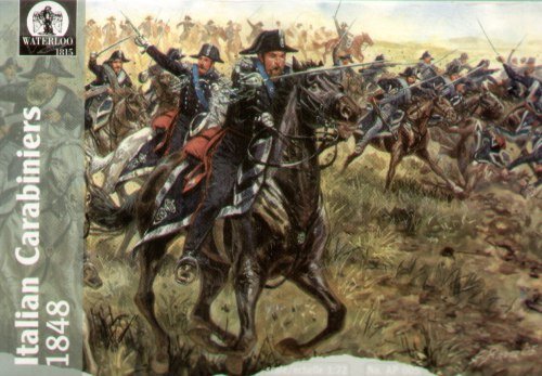 Italian Carabiniers 1848 (12 men/12 horses).