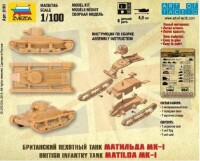 1/100 British Light Tank - Matilda Mk. I