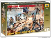 1/35 Sowjetische Marine Soldaten (6 Stück)
