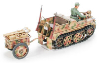 1/48 Sd.Kfz.2 Kettenkrad mit Infanterie-Anhänger und Sd.Kfz. 302 Goliath