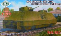 OB-3 Armored railway car & two T-26 turrets