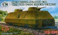 Biaxial armor.carriages OB-3 w/ double T-26-1