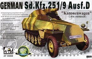 Kit Modélisme Tamiya 1/35 Maquette Tamiya 35147 – Char Allemand Sd.Kfz. 251/9 Ausf.D, échelle 1/35, Neuf Tamiya Mini