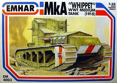Emhar EM4003 Mark I A "Whippet" WWI Medium Tank (1918) 1:35