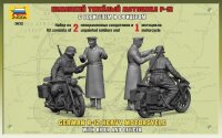 1/35 German Heavy Motorcycle R-12 with Rider and Offizier