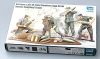 1/35 German s.FH 18 Field Howitzer Gun Crew Ammo Supplied...