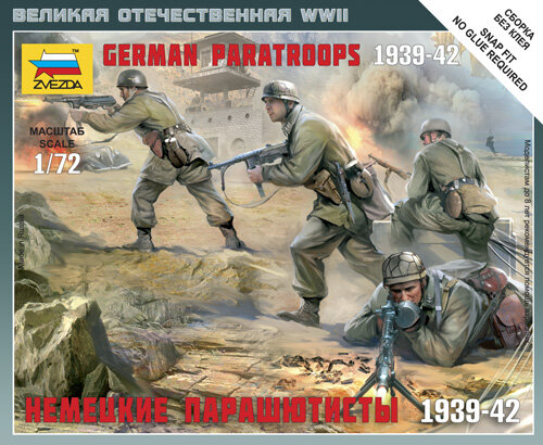 1/72 Deutsche Fallschirmjäger 1939 - 1942