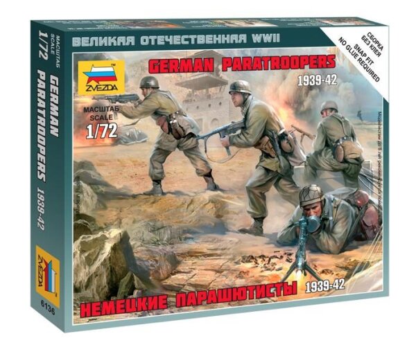 1/72 Deutsche Fallschirmjäger 1939 - 1942