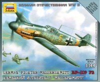 1/144 Messerschmitt Bf-109F-2 with display stand