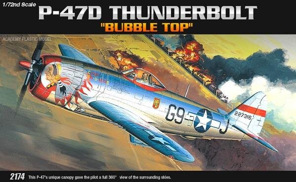 1/72 P-47D Thunderbolt "Bubble Top"