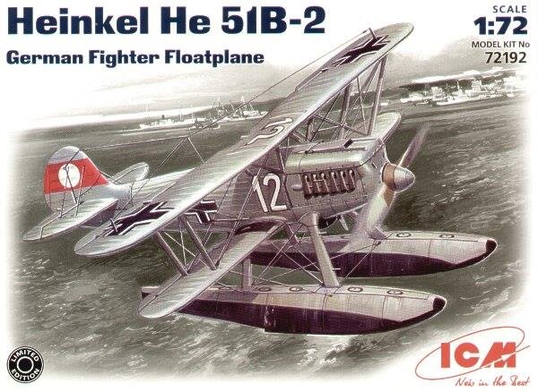 1/72 Heinkel He-51B-2 See-Kampfflugzeug (Seaplane)