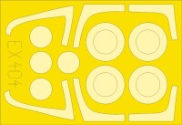 1/48 Saab JAS-39C Gripen Mask for Kitty Hawk