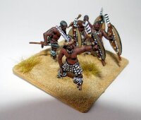 Zulu War - Unmarried Zulu Warriors