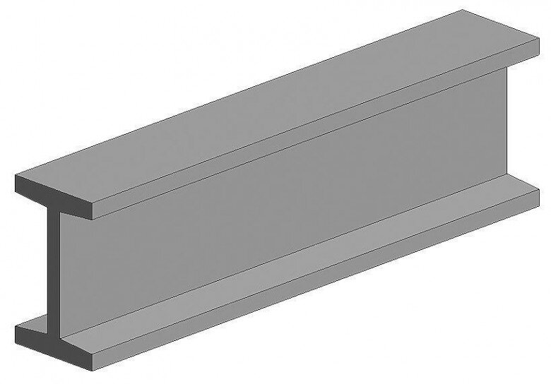 I-Profil, 350x2,5X1,5 mm, 4 Stück
