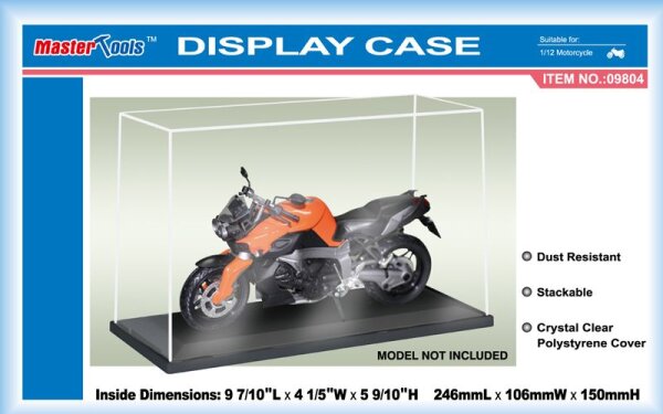 Modellbau-Vitrine 246 x 106 x 150 mm